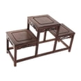 thumbnail image 1 of HONMEET Display Rack Wooden Display Shelf Showcase Collections Light Brown 1Pack for Collectors, 1 of 6