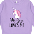 thumbnail image 3 of Inktastic My Gigi Loves Me Unicorn Girls Toddler Sweatshirt, 3 of 4