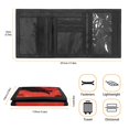 thumbnail image 6 of Psesaysky Black Dragon Youth Trifold Wallet, Polyester Card Holder Organizer with Zipper Closure, Wear Resistant Wallet for Sports and Outdoor, 6 of 7