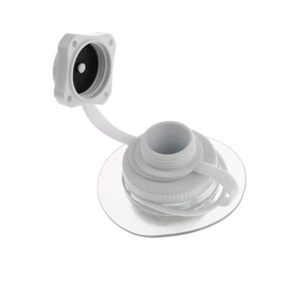 Tornillo de Válvula de aire Baoblaze 22 mm para piscina inflable Color blanco