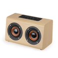 thumbnail image 2 of W7 Wooden Bluetooth Speaker W7(Light Yellow Wood Texture), 2 of 4