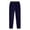 Navy, variant on HOOMEUMY Men's Spring Fashion 2025 Trousers with Drawstring Casual Elastic Waist Solid Color Long Pants Lounge Full Length Pants Blue 4