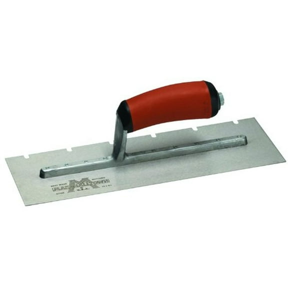 Marshalltown 5779SD 11"x4-1/2" Notch Trowel with Curved DuraSoft Handle