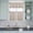 Brown, variant on 3 Piece Kitchen Curtains and Valances Set Sage Green Floral Cafe Curtains 24 Inch Length Spring Flowers Valance & Tier Curtain for Living Room Bedroom Small Window 54"x18"+27"x24"*2