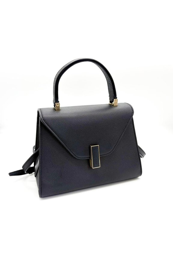 Pre-Owned Valextra Mini Iside 2-way Shoulder Handbag Navy WBES0036028LOC99-NN