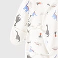 thumbnail image 5 of 3-6 Months Newborn Footed Sleeper Gown With Mitten Side Baby Footed Print Infant Play For 0 6 Months One-Piece Jumpsuit Newborn Gift, 5 of 6