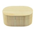 thumbnail image 1 of Abbracc 3-10pack Oval Shape Unfinished Plain Wooden Jewelry Gift Box Storage 3 Pcs, 1 of 8
