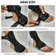 thumbnail image 5 of Férula de soporte nocturna ajustable para fascitis plantar, se adapta al arco del pie derecho e izquierdo, tobillera de noche, 5 of 9