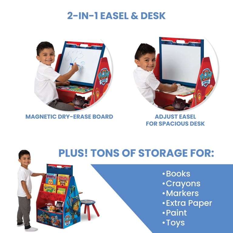 Nick Jr. PAW Patrol Deluxe Art Table, Easel & Organizer photo 5