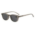 thumbnail image 3 of Fashion Gray Square Reading Glasses 2.00 for Men Polarized Outdoor Magnetic Clip-on Sunglasses Plastic Presbyopic Glasses for Women UV +2.00, 3 of 5