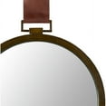 thumbnail image 5 of SAFAVIEH 18" Round Time Out Hanging Wall Mirror, Warm Amber, 5 of 5