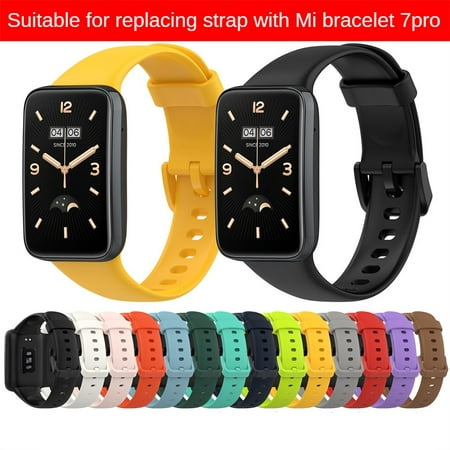 Fit For Xiaomi Band 7 Pro 7 Smart Watch Strap + Case Xiaomi Band 7 Silicone TPU Replacement Wristband