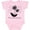 AD-Pink, variant on Inktastic I'm a Wish Come True Dandelion in Black Boys or Girls Baby Bodysuit