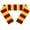Cardinal/ Gold, variant on Unisex Knit Winter Rugby Striped Scarf Red and White 1 Pack