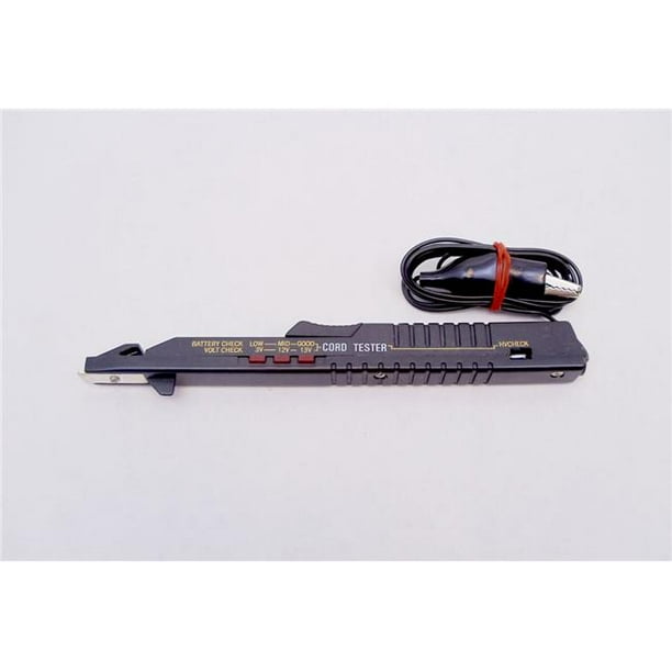 Barjan 79360 12 Volt Circuit & Cord Tester with LED Readout, 48 in