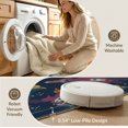 thumbnail image 5 of ODIKA 2'x3' Washable Accent Rug Pet Friendly, Bedside Mat Night Sky Stars Galaxy Planets Space Rockets Celestial Dream for Bedroom, Nursery, RV, 5 of 7