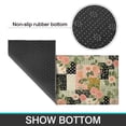 thumbnail image 6 of Pioneer Flower Floral Print Pattern Kitchen Rugs Sets Of 2, Anti Fatigue Non Slip Washable Floor Mats for Kitchen Sink Laundry, 17X30 Inch + 17X47 Inch, 6 of 6