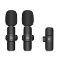 thumbnail image 2 of PULUZ Microphones Lavalier Sans Fil Réduction de Bruit pour iPhone / iPad, Récepteur 8 Broches Double Microphones, Récepteur 8 Broches et Double Microphones, 2 of 10