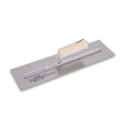 MARSHALLTOWN MX66 16 x 4 inch High Carbon Steel Finishing Trowel, Straight Wood Handle, for Masonry, Concrete, Brick Laying