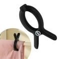 thumbnail image 2 of Fdelink No Mark Clothes Clip,Black Drying Clip,Plastic Clothes Pins with Strong Anti Springs Heavy Duty Beach Towel Clips Laundry Clothespins To Keep Your Towel Clothes Blankets To Dry On Clothesline, 2 of 9