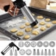 thumbnail image 4 of Máquina para hacer churros de acero inoxidable, Kit con 8 puntas diferentes, boquilla para tubería, bolsa ligera hueca, 4 of 5