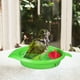thumbnail image 2 of bañera para loros, bañera para pájaros, juguete para lavar pájaros (rosa y verde), 2 of 6