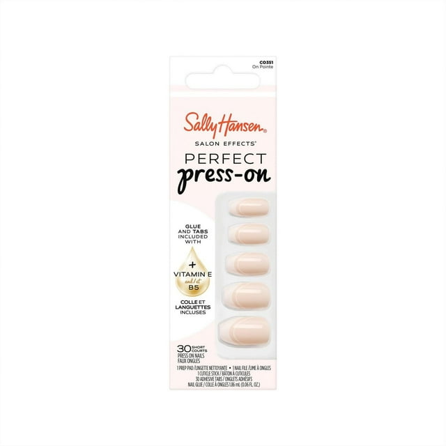Salon Effects Perfect Press-On Nails, Non-Damaging Manicure, Easy to Apply