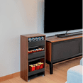 thumbnail image 3 of Carrito de Servicio Delgado de 4 Niveles con Ruedas para Espacios Pequenos Mueble Organizador Deslizante para Cocina con Deflectores de Seguridad y Mango Ergonomico, 3 of 7