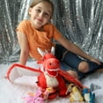 thumbnail image 4 of Tezituor 7Pcs Dragon Stuffed Animal 21.6'' Giant Dragon Plush with 4 Babies and 2 Eggs Plush Toy, 4 of 9