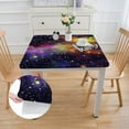thumbnail image 2 of Acheng Stars Dust Space Art Square Tablecloth Great for Home Kitchen/Parties/Holiday Dinner 100% Polyester Fiber 52*52, 2 of 8