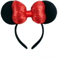 thumbnail image 3 of LAICAIW Mouse Ears Mommy and Me (up to 4 yrs) Set Headband/Headwrap-Red, 3 of 3