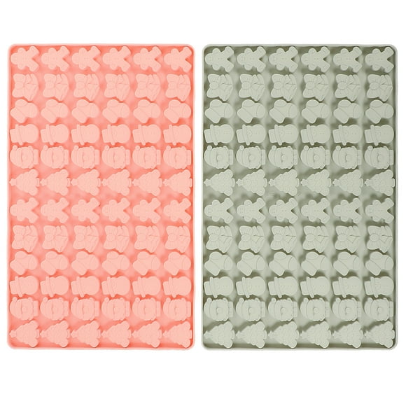 KAKOWELY 2 moldes de golosinas para perros con temática navideña, molde de silicona para golosinas, accesorio para perros