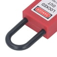 thumbnail image 3 of High-Durability 38mm Nylon Safety Padlock for Energy Isolation with Dual Key Security, Non-Slip Design, and Enhanced Temperature Resistance for Equipment Locking., 3 of 6