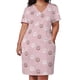 thumbnail image 2 of Vestido rosa pastel con estampado de hombros para mujer vestidos elegantes para mujer, 2 of 6