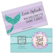 Mermaid Magic Scratch Off Dare Cards for Bachelorette Parties and Bridal Showers - 22 Fun Challenges to Make Your Celebration Unforgettable and Engaging