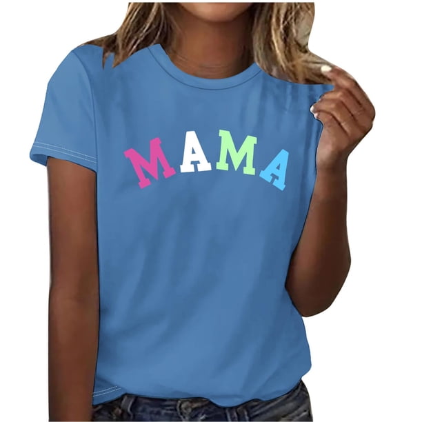 Vestidos Cortos de Verano Imprimir Cuello Redondo Top de Manga Corta Casual, Vestidos Cortos con Mangas