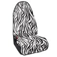 thumbnail image 2 of POLERO Zebra Stripe Pattern Car Seat Towel Cover Washable, Suitable for SUV Seats Van Truck Seat, Terry Cloth Car Seat Cover for Trucks Vehicle, 2 of 7