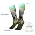 thumbnail image 4 of Rateoe Daisy Koala Pattern Women’s Knee High Crew Socks,Trouser Socks Comfortable, Breathable, Moisture-Wicking and Soft, 4 of 6