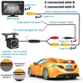 thumbnail image 6 of 170° Cmos Car Rear View Backup Camera Reverse Hd Night Vision Waterproof Cam Kit, 6 of 6
