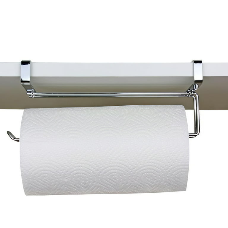 Roll Paper Towel Storage Rack Hanging Non-perforated Wall-mounted Kitchen  Bathroom