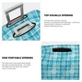thumbnail image 3 of Naloa blue plaid Snowflake Elastic Suitcase Protector, Travel Suitcase Protector Cover Fits 18-32in Suitcase(No luggage included)-Medium, 3 of 7