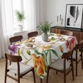 thumbnail image 6 of Spring Floral Hummingbird Table Cloth Waterproof Tablecloths, Pastoral Rustic Botanical Flowers Tablecloth Dining Table Cover for Kitchen Party Tabletop Outdoor, Rectangle Tablecloth 52x70 Inch, 6 of 9