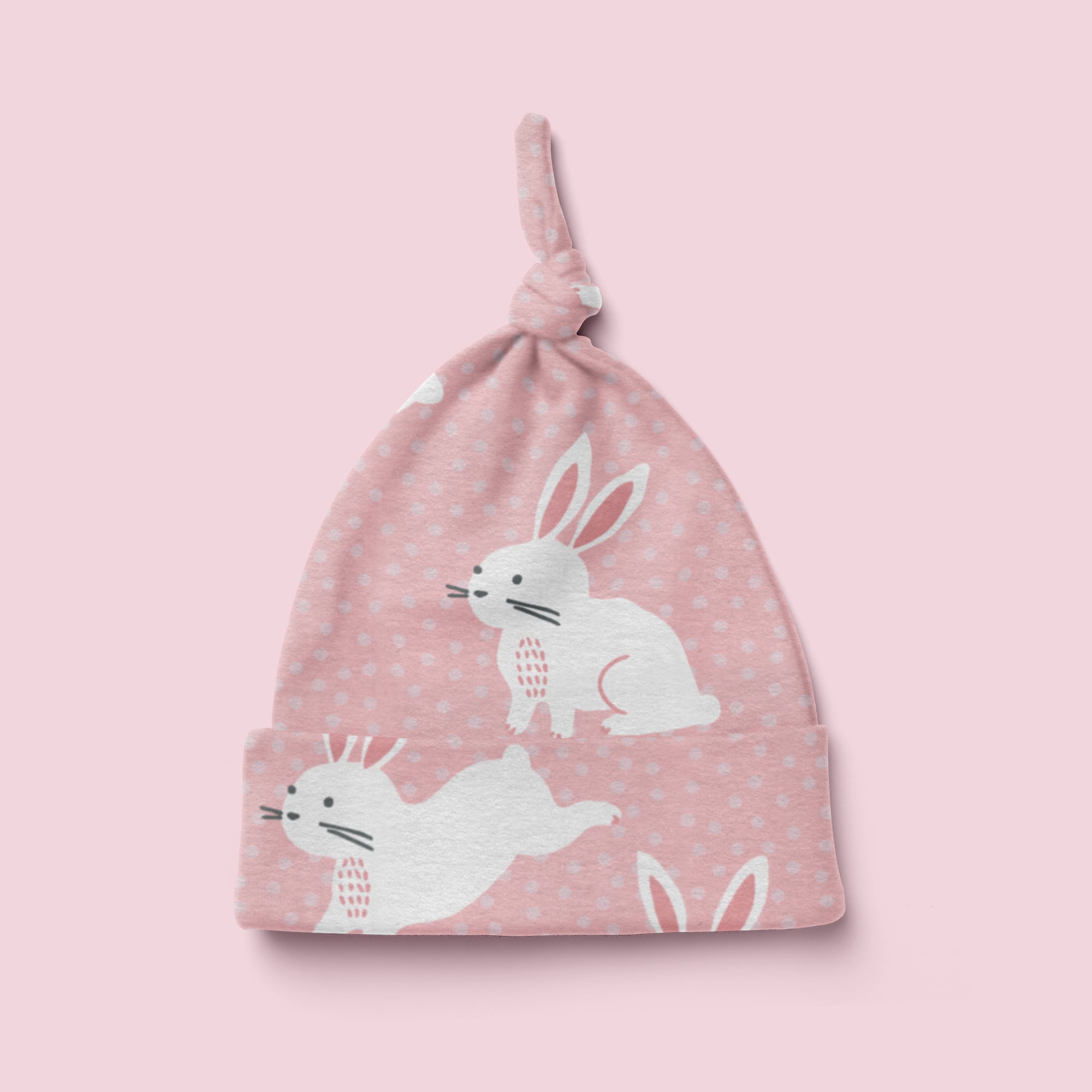 (2 pack) Mainstays 1.5 Yards 100% Polyester Lux Anti-pill Fleece Dot Bunny, Pink, 60" Wide for Crafts
