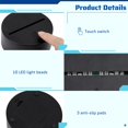 thumbnail image 4 of Gaming LED Light with Acrylic Sheet, Night LED Light Lamp Sign, Adjustable 7 Colors LED Light Display Base, for Home Bedroom Internet Cafe Cybercafe, 4 of 7