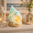 thumbnail image 2 of Sea Glass 3D Art Kit, DIY Conch Mosaic Craft for Coastal Tabletop Home Decor, 8 in Ocean Creative Craft Project for Adults, 2 of 4