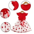thumbnail image 3 of Ytdscs Toddler Girls Tulle Dress Fly-Sleeved Tutu Dresses for Girls 4-7 Years Kids Summer Princess Sundress, 3 of 9
