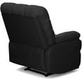 thumbnail image 6 of Homesvale Microfiber Recliner, Black, 6 of 6