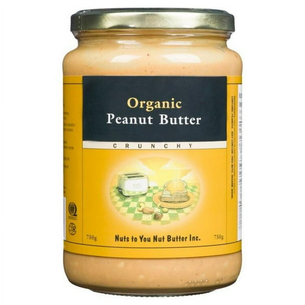 Nuts To You Nut Butter Crunchy Peanut Butter, 750g Walmart.ca