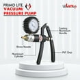 thumbnail image 4 of LeLuv Primo Lite Dual-Action Vacuum/Pressure Pump Handle w/ Blue Grips + Protected Pressure Gauge, 4 of 10