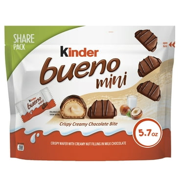 Kinder Chocolate Mini, Milk Chocolate Bar with Creamy Milky Filling, Individually Wrapped – A Perfect Easter Basket Treat, 5.7 oz
